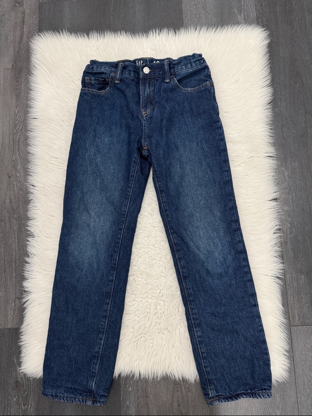 GAP warm Dark Blue Straight Leg Jeans lined with fleece